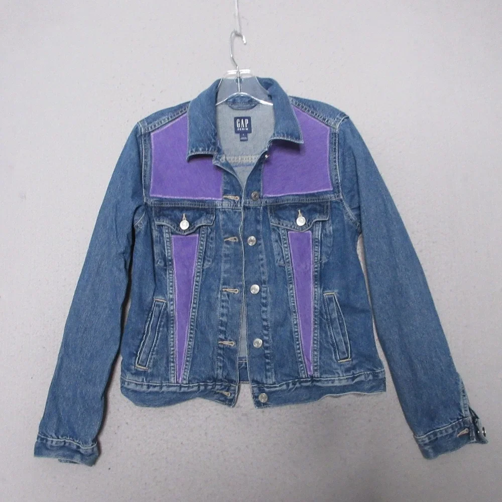 Gap Denim Jacket Swiftie‎ Eras Tour Custom Purple Patch Concert Outfit